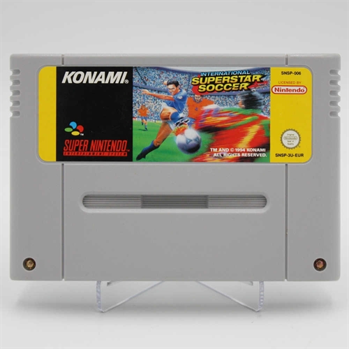 International Superstar Soccer - SNES - Cartridge - (EUR) (ENG) (A Grade) (Used)